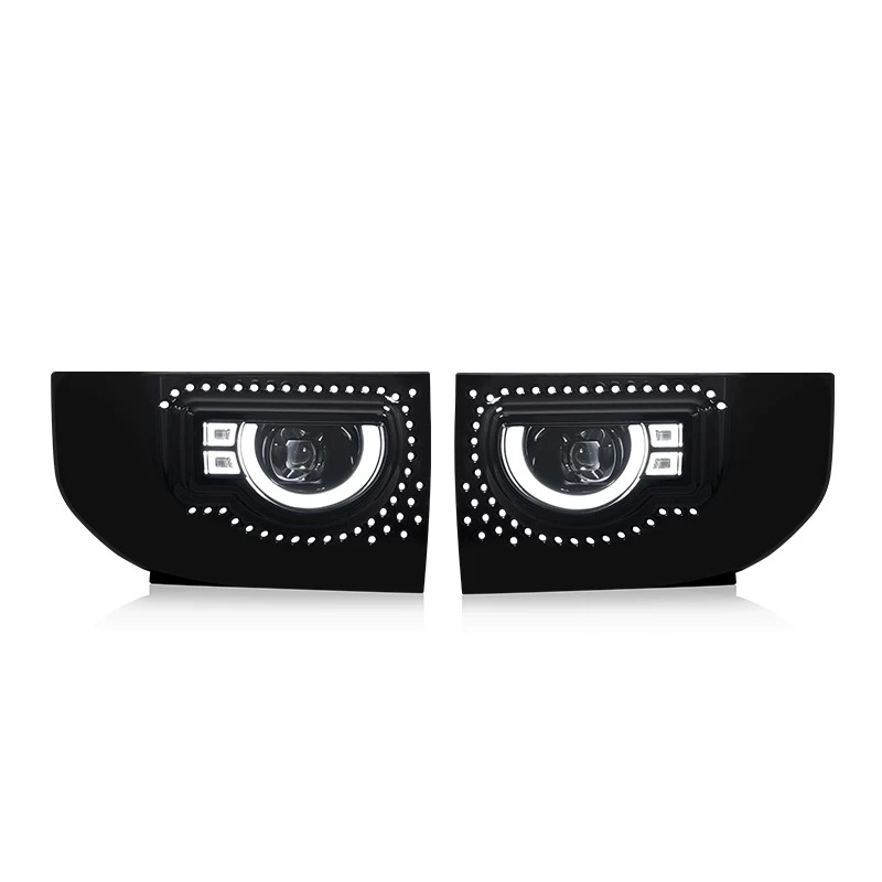 Defender front bumper LED fog light