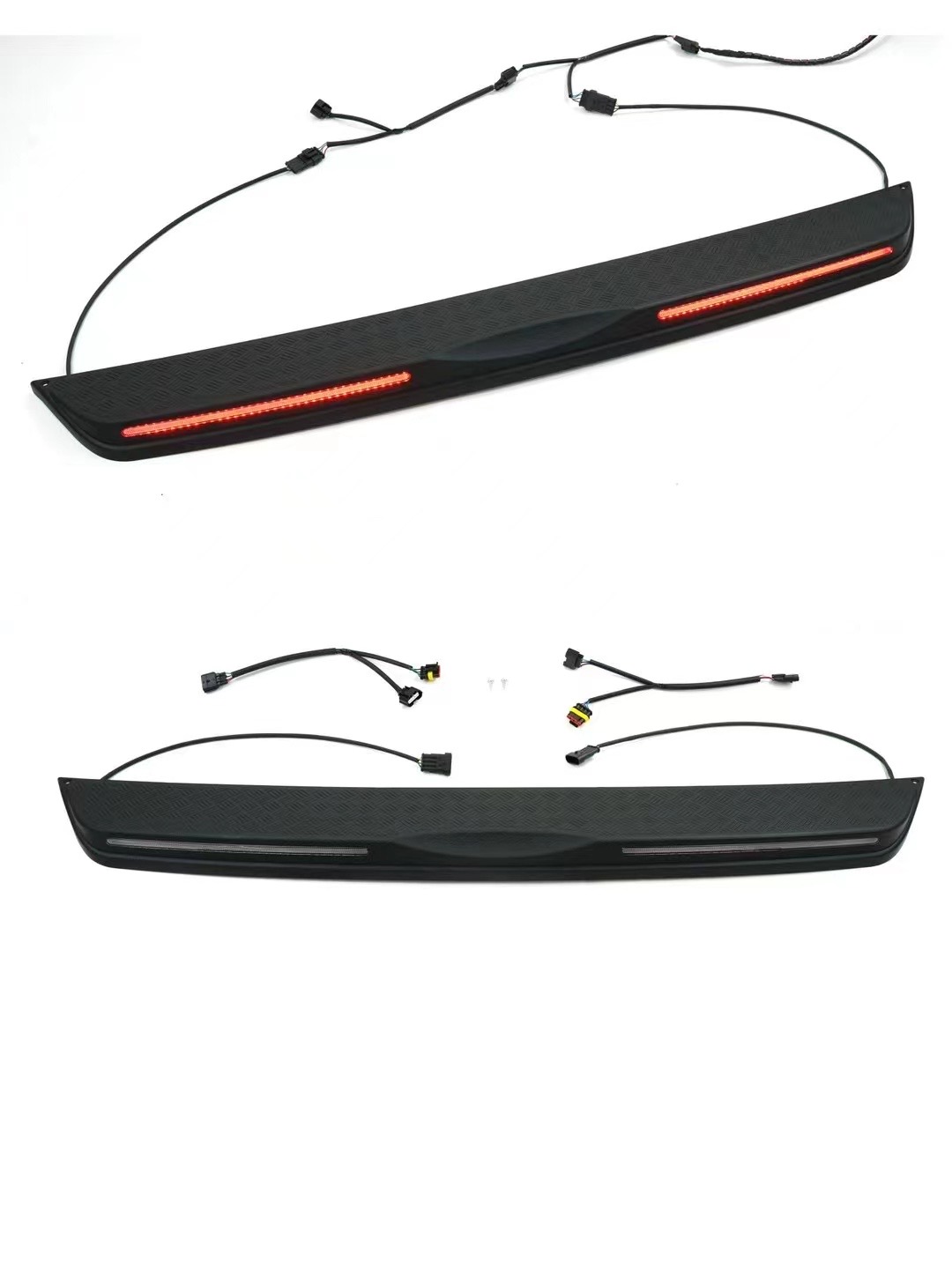 New Defender trunk LED scratch strip