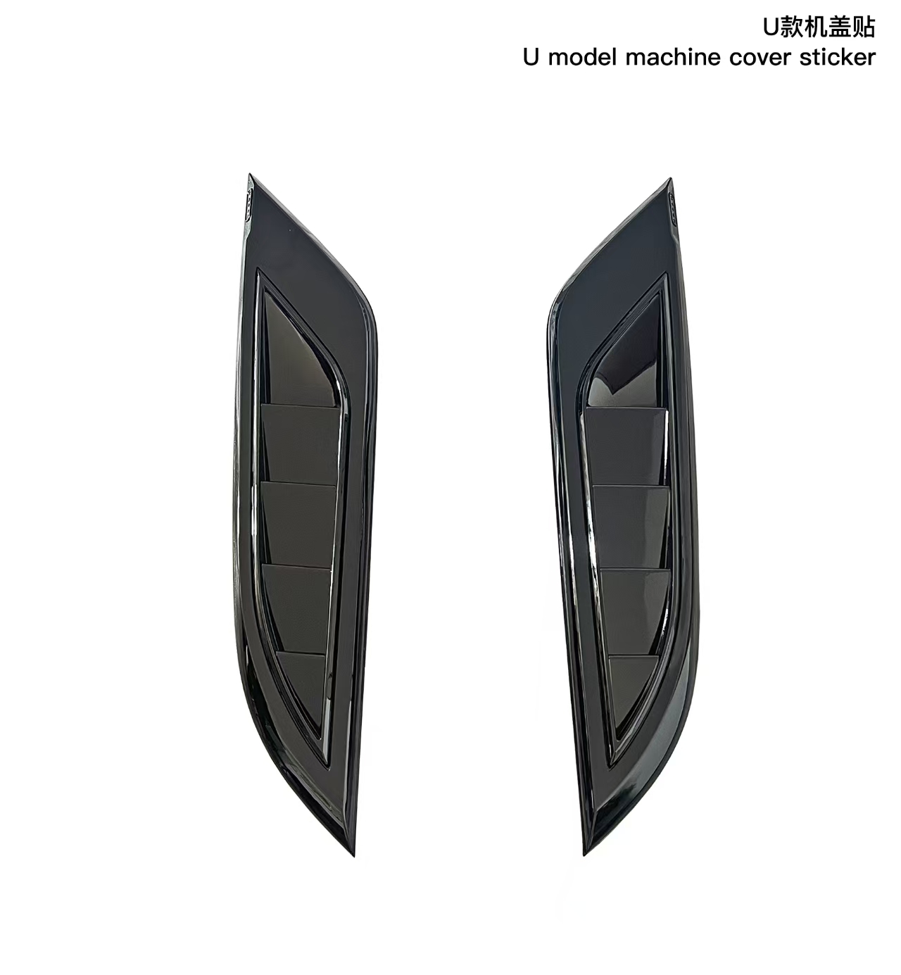 Defender Bright Black Hood Air Vents